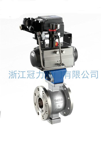 V型球閥：零部件少，使用操作方便！